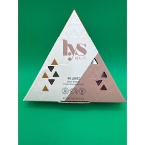 Hys Beauty No Limits Matte Bronzer Light Motivate 0.23 Oz Triangle Compact